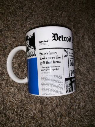 Old Detroit Tigers Stadium Mlb Baseball Memorabilia Coffee Mug Cup Press C