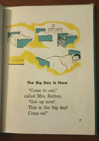 1957 Children ' s Book,  The Buttons Take a Boat Ride by Edith S.  McCall 4