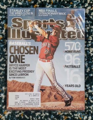 Sports Illustrated June 8,  2009 Bryce Harper First Cover Phillies