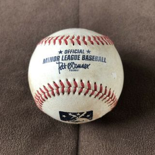 Yordan Alvarez Signed Game Baseball Milb Autographed Auto Astros,  PSA 2