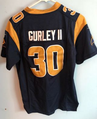 Todd Gurley Los Angeles Rams 30 Stitched Jersey Size Youth Medium (10 - 12)