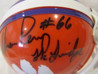 William Perry Autographed Clemson Tigers Mini Helmet w/ 