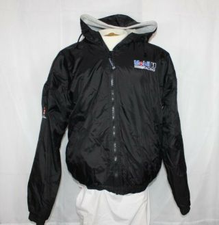 Mobil 1 Racing Hooded Insulated Jacket Black No.  2 Rusty Wallace Size L