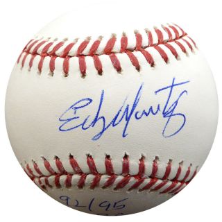 Edgar Martinez Autographed Signed Mlb Baseball Mariners 92/95 Al Bc Mcs 126620
