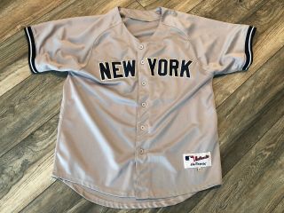 Jorge Posada Majestic York Yankees Mlb Jersey Size 50 Men’s Large