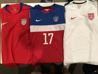 Nike Us Soccer Jersey Altidore Usa Youth Donovan Pulisic S&h