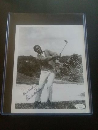 Arnold Palmer Signed 8x10 Golf Photo Autographed Auto Jsa Hof