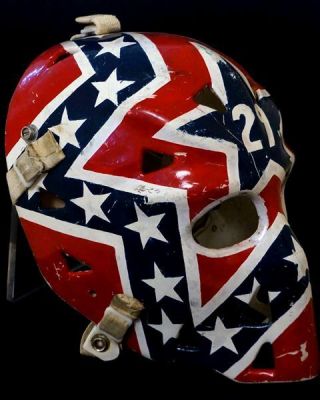 Goalie Mask Of Mike Palmateer Washington Capitals 8x10 Photo