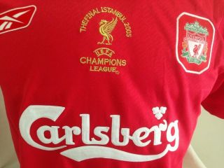 Retro Jersey UEFA Champions League Football LFC 2005 Istanbul FC Liverpool 3