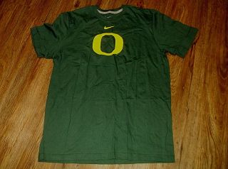Nike Standard Fit University Of Oregon Ducks " O " T Shirt Sz Xl 100 Cotton