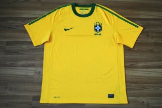 Brasil National Team 2010 - 2011 Nike Home Football Shirt Jersey Size Large Mens
