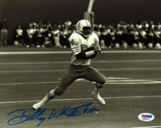Billy " White Shoes " Johnson Autographed Signed 8x10 Photo Oilers Psa/dna 16572