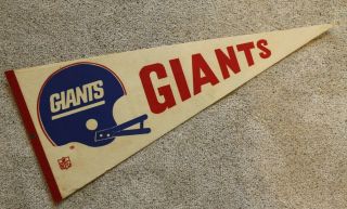 8 Assorted NFL Full Size Football Pennant Memorabilia Giants Packers Cowboys 3