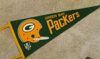 8 Assorted NFL Full Size Football Pennant Memorabilia Giants Packers Cowboys 7