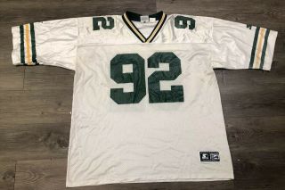 Vtg 90’s Green Bay Packers Reggie White Starter Jersey Size Mens Xxl