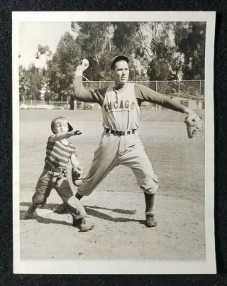 1938 Dizzy Dean Chicago Cubs Spring Training Photo Gene Kirby Collectio