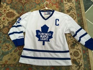 Vintage Toronto Maple Leafs Mats Sundin Ccm Jersey Throwback L Large