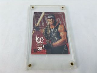 Topps Trading Cards P3 - Macho Man,  P1 Hollywood Hogan 1998 WCW NWO (PAIR) 3