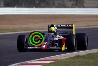 35mm Slide F1,  Andrea Chiesa - Fondmetal,  1992 South Africa,  Formula 1