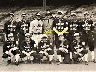 1927 Lou Gehrig & Babe Ruth York Yankees Al Great Barnstorming 8x10 Photo