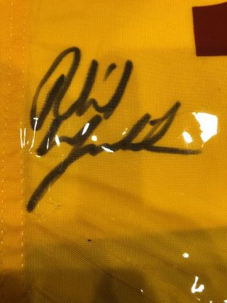 PHIL MICKELSON SIGNED AUTOGRAPHED 2013 BRITISH OPEN MUIRFIELD GOLF FLAG JSA LOA 2