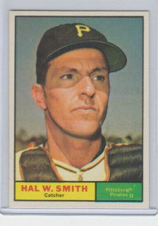 1961 Topps 242 Hal W.  Smith Pittsburgh Pirates Nm/mt,  Sp Tough Card