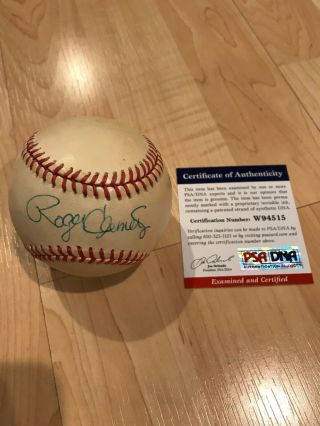 Roger Clemens Rookie Signed Baseball With Psa/dna Cert