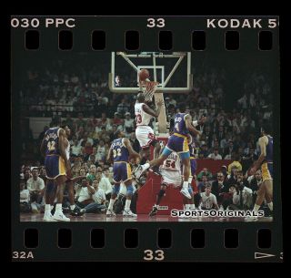35mm Color Negative - Michael Jordan - Chicago Bulls - 1991 Finals