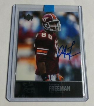 Antonio Freeman - 2011 Ud College Legends - Autograph - Virginia Tech -