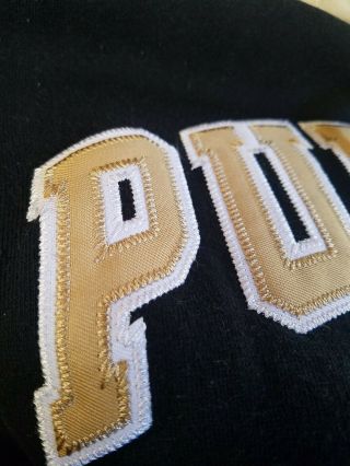 PURDUE College Sweatshirt HOODIE BOILERMAKERS E5 Mens SZ L 4