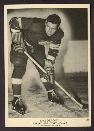 1939 - 40 Opc V301 - 1 70 Don Deacon Detroit Red Wings