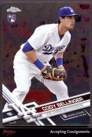 2017 Topps Chrome 79 Cody Bellinger Rookie Rc Dodgers