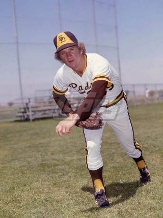 1976 Topps Baseball Color Negative.  Randy Jones Padres