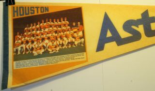 1977 Houston Astros Team Photo Mlb 30 " Pennant Full Size Watson Niekro Richard