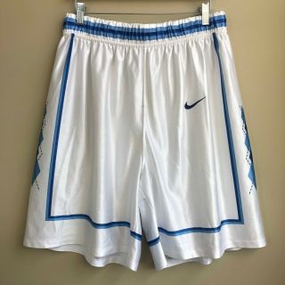 Vtg North Carolina Tar Heels Nike Team Basketball Shorts Sz Xxl 90s Usa Made