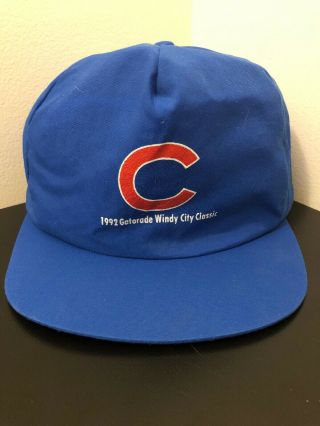 Vintage 1992 Reversible Chicago White Sox/cubs Gatorade Classic Crosstown Hat