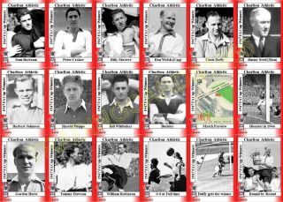 Charlton Athletic 1947 Fa Cup Final Winners Football Trading Cards
