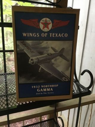 Wings Of Texaco Diecast Bank Ertl 1932 Northrop Gamma Vintage 1994