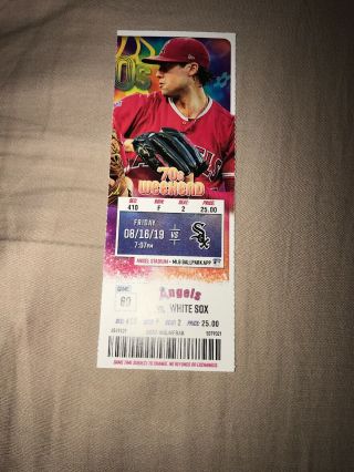 Angels Mike Trout Home Run 41 Ticket Stub August 16,  2019 - 8/16/19