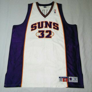 Vintage Jason Kidd Nba Authentic Champion Phoenix Suns Jersey 32 Mens 3xl 56