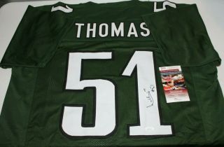 William Thomas Signed Autographed Philadelphia Eagles Jersey Jsa 5