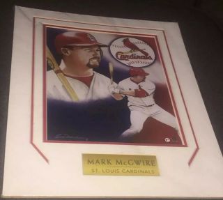 Mark Mcgwire Signed & Numbered Lithograph/print