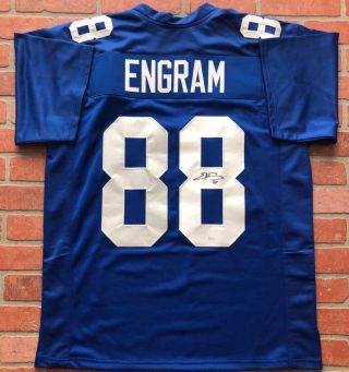 Evan Engram Autographed Signed Jersey Nfl York Giants Jsa