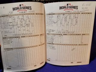 2016 WORLD SERIES GAME 3 TICKET & SCORED PROGRAM INDIANS @ CHICAGO CUBS WRIGLEY 4