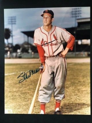 Stan Musial St.  Louis Cardinals Baseball 8 X 10 Autographed Photo