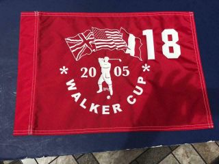 Chicago Golf Club 2005 Walker Cup Red Pin Flag Us Open