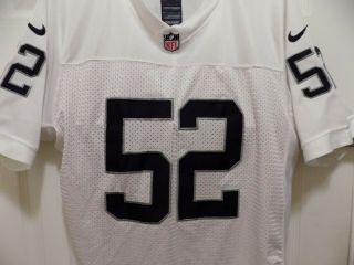 Khalil Mack Oakland Raiders Jersey (44) NIKE (STITCHED) (good cond) 5