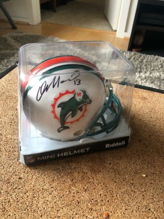 Dan Marino Autographed Signed Miami Dolphins Mini Helmet W/coa