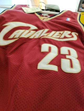 Lebron James Autographed Cleveland Cavaliers 2003 Rookie Away Jersey