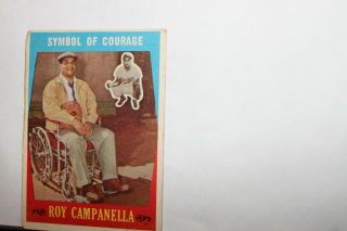 1959 Topps Roy Campanella Los Angeles Dodgers 550 Baseball Card
